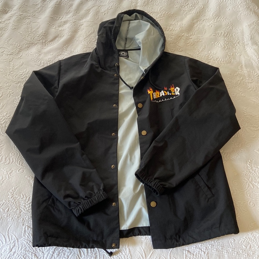 Thrasher flame wind breaker